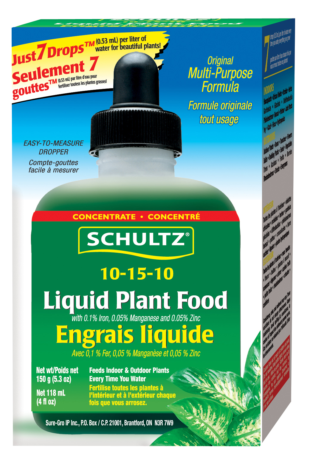 1800100 Schultz All Purpose Liquid Plant Food 150g Hi Res EF_RGBweb