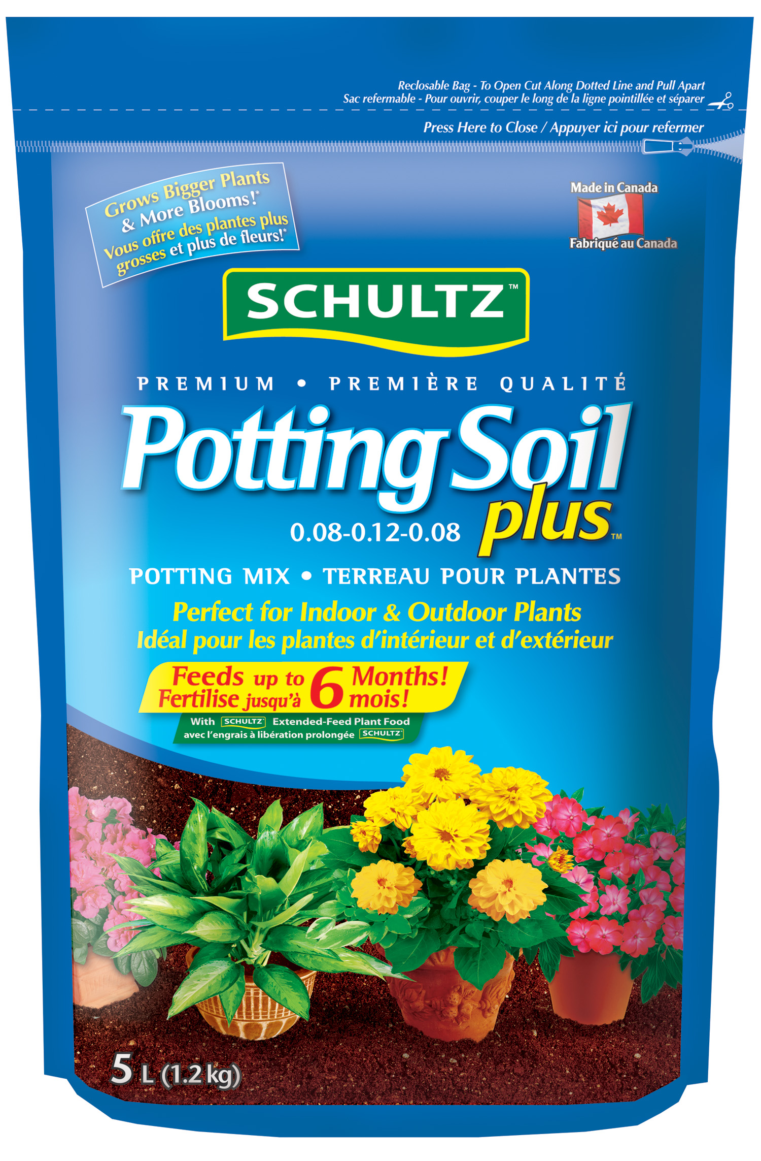 1800360 Schultz Potting Soil Plus 5L Hi Res EF_RGBweb