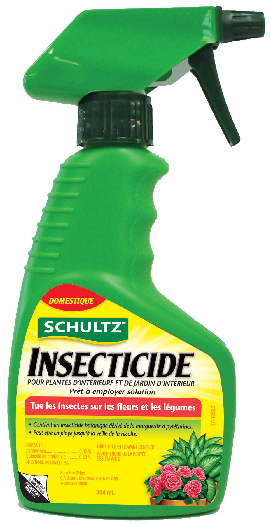 1801150 Schultz Houseplant and Indoor Garden Insect Spray 354mL F