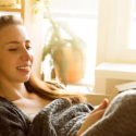 5 natural air fresheners woman relaxing reading